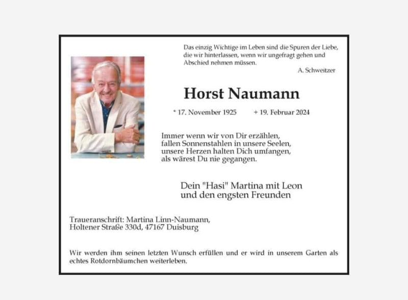 "Traumschiff"-Star Horst Naumann verstorben &raquo; Traumschiff