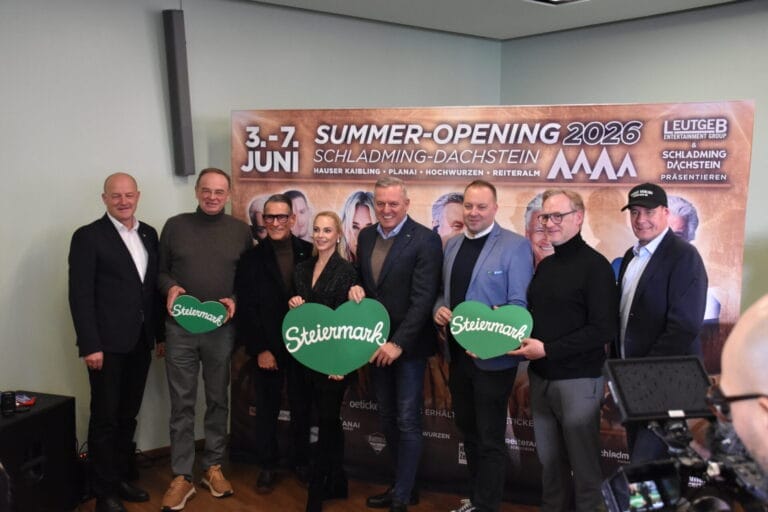 Summer Opening Schladming: Mega Event vom 03. – 07.06.26 mit DIESEN fünf Topstars!
