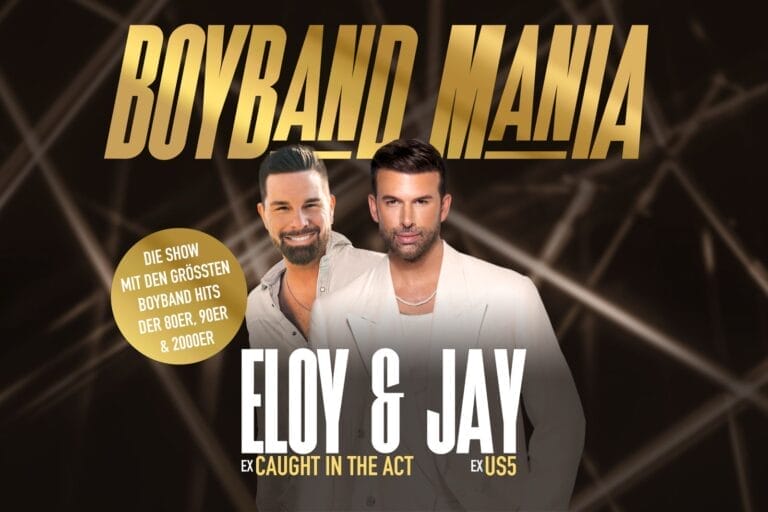 Eloy de Jong & Jay Khan als Boyband Mania beim „Silvester-Schlagerbooom“ dabei!