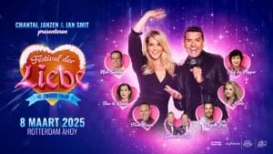 "Festival der Liebe" in Rotterdam mit Jan Smit, Eloy de Jong, Hein Simons uvm. im März 2025 - alle Infos » Jan Smit "Festival der Liebe" in Rotterdam mit Jan Smit, Eloy de Jong, Hein Simons uvm. im März 2025 - alle Infos » Jan Smit
