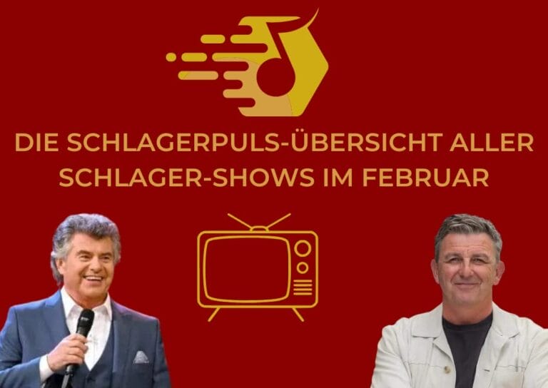 Schlager-Shows im Februar 2026 in der Übersicht: „Schlager-Spaß mit Andy Borg“, „Der Bergdoktor“ uvm.