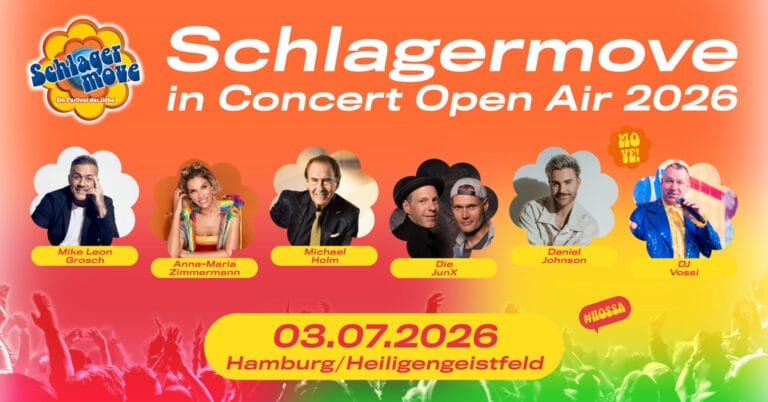Schlagermove in Concert: DIESE Stars heizen Euch bei Open Air am Abend vor dem Umzug ein!