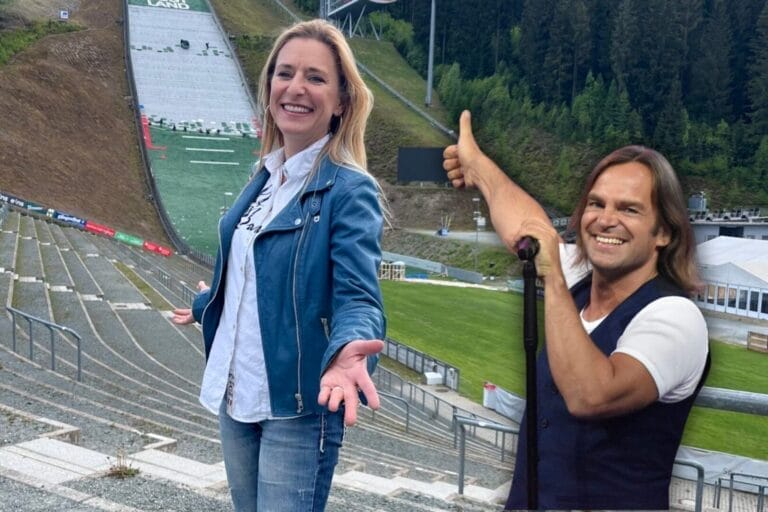 Stefanie Hertel trotzt bei Jubiläums-Open Air dem Wetter & kann auf ihren Freund Tim Wilhelm zählen!